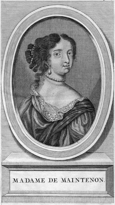 Portrait de Madame de Maintenon - English School